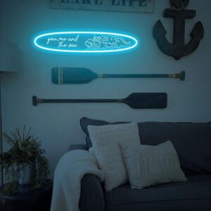 Panneau néon LED You Me And The Sea Beach House