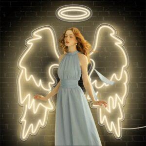 Ailes d'ange néon personnalisé adolescente Enseigne néon Wings