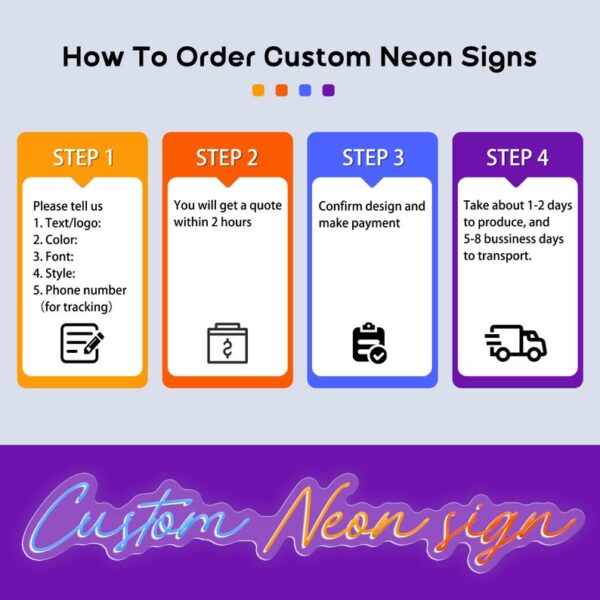 Enseigne néon personnalisée pour mariage - Image 7