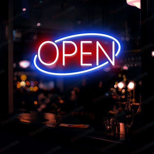 Enseigne ouverte, Bar, Enseigne néon LED, Enseigne néon flex