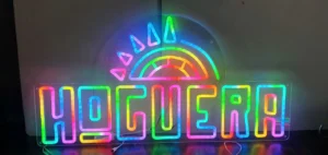 Enseigne néon personnalisée pour boutique RGB LED